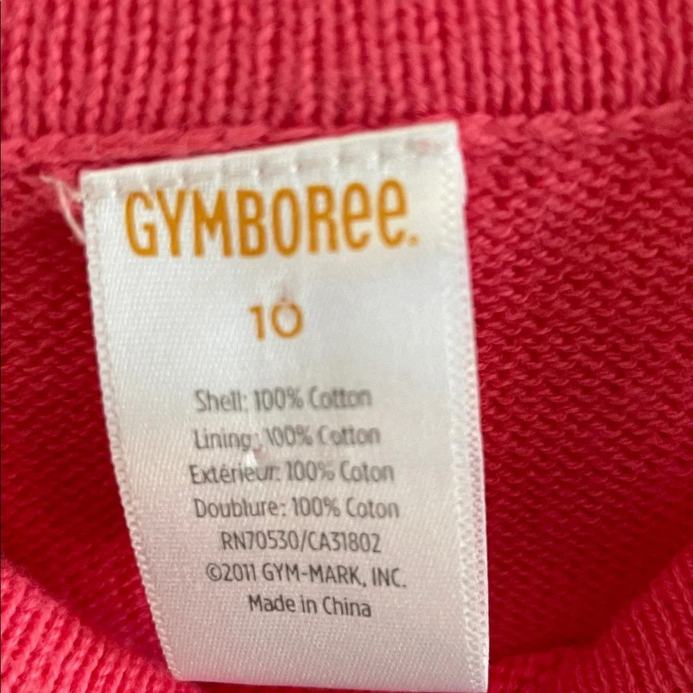 GYMBOREE GIRLS PINK CROCHETED KNIT TANK  SWEATER TOP SIZE 10